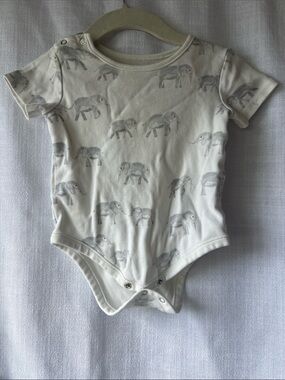 Pehr Elephant Onesie 6-12M